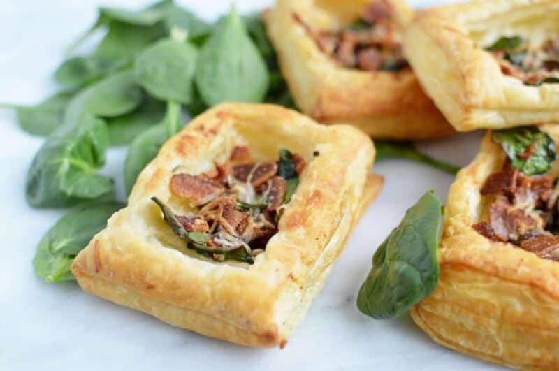 Savory Bacon And Spinach Danish Recipe