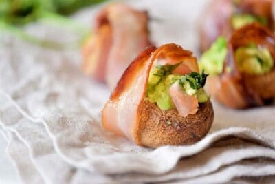 Bacon Wrapped Guacamole Mushrooms recipe 2