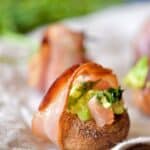 Bacon Wrapped Guacamole Mushrooms recipe 3