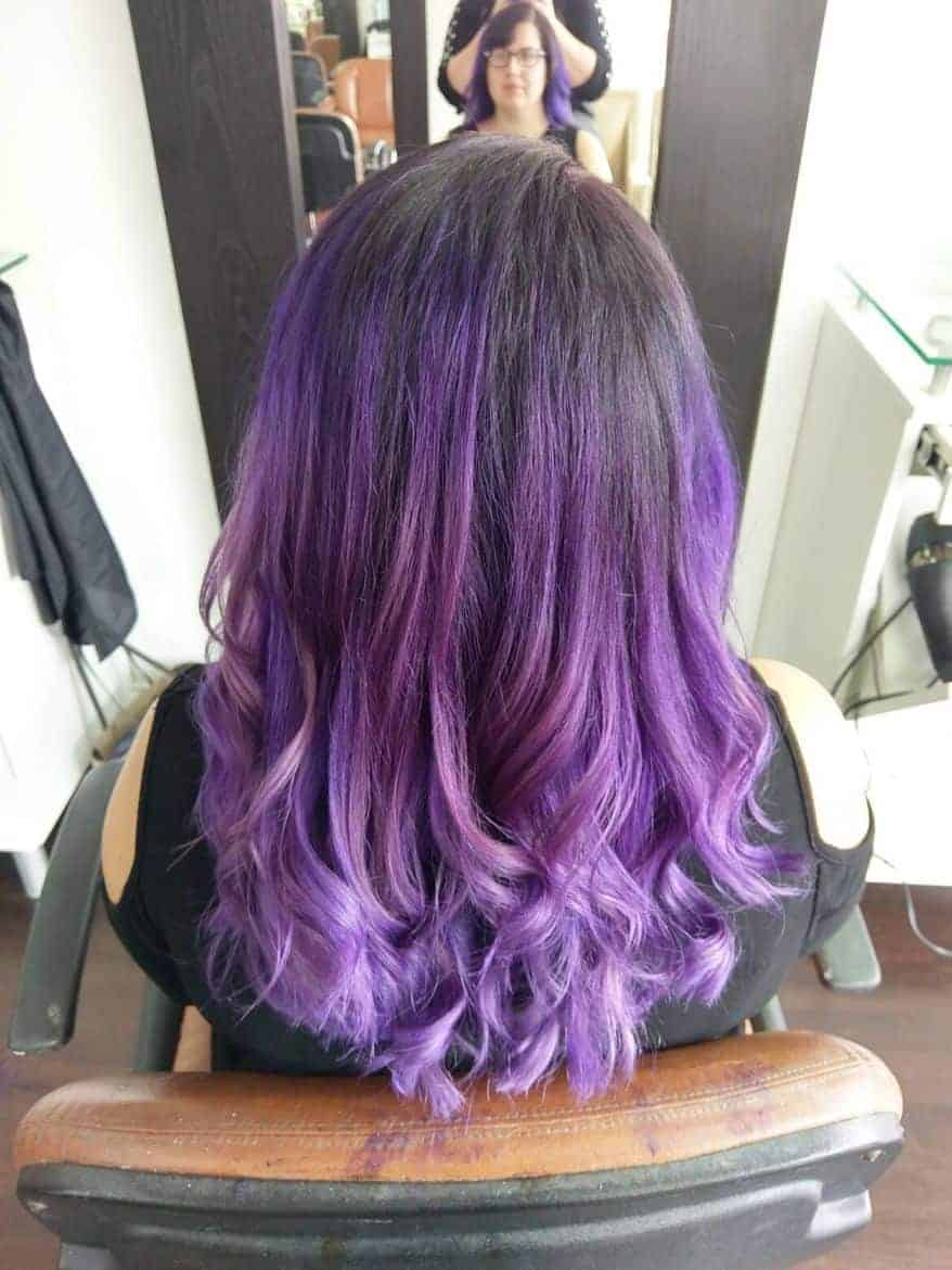 should i dye my hair purple