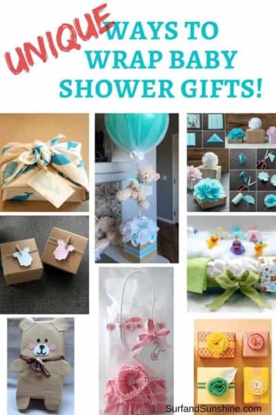 Ways to wrap baby shower gifts