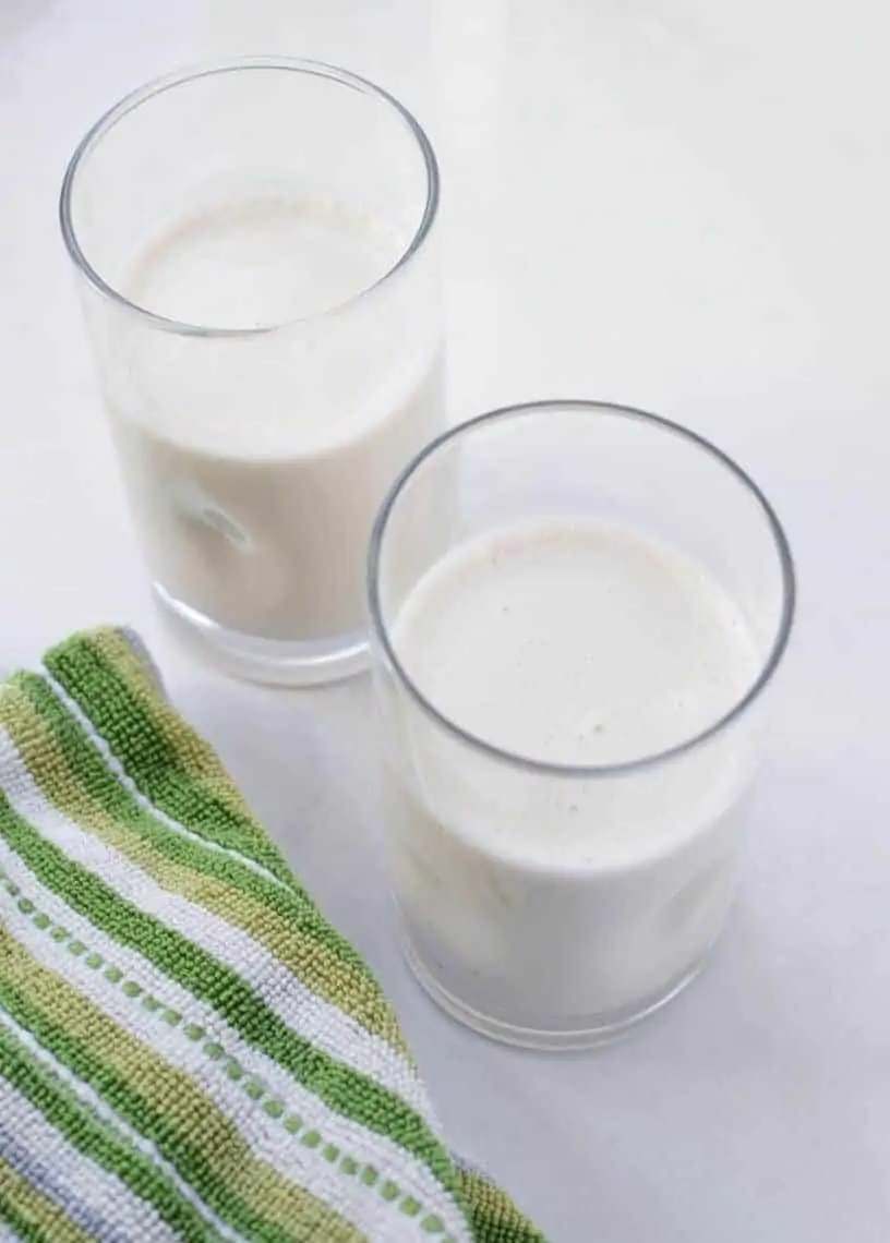 DIY Homemade Vanilla Almond Milk Recipe