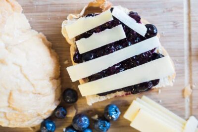 Grilled Cheese With Blueberries Sandwich Recipe-3