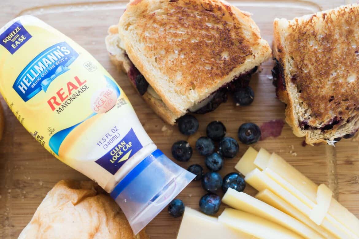 blueberry grilled cheese sandwich recipe