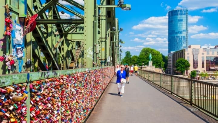 Hohenzollern Bridge love locks