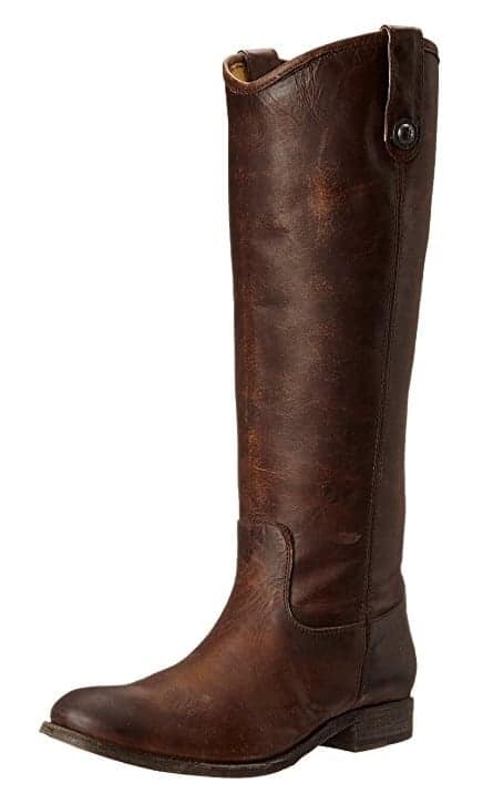 brown hand crafted pull on riding boots by FRYE trendy boots for fall