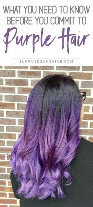 Important Things To Know Before You Dye Your Hair Purple Important Things To Know Before You Dye Your Hair Purple