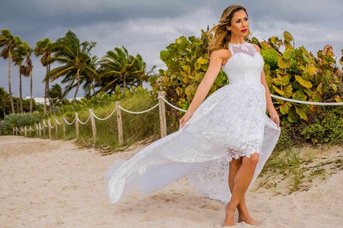 etsy beach wedding dress