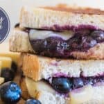 Grilled Cheese With Blueberries Sandwich Recipe-15