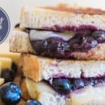 Grilled Cheese With Blueberries Sandwich Recipe-15