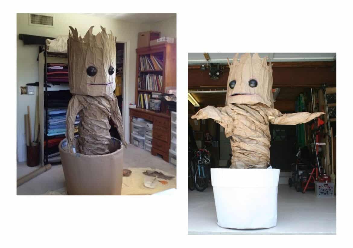 diy baby groot costume