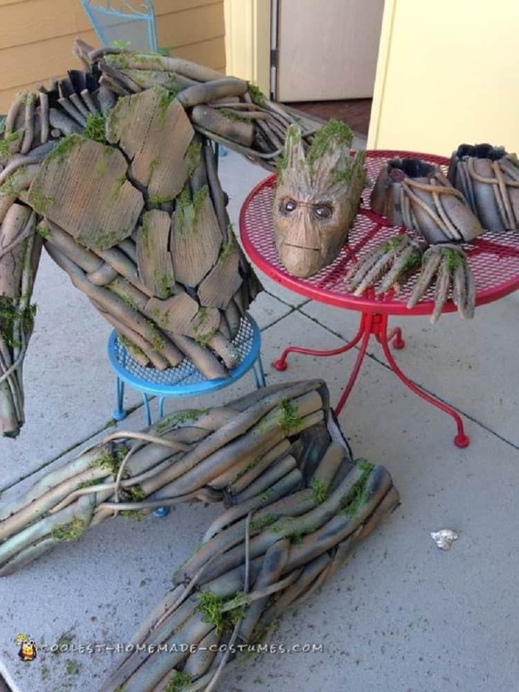 diy groot costume