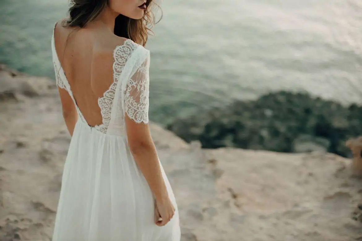 etsy beach wedding dress