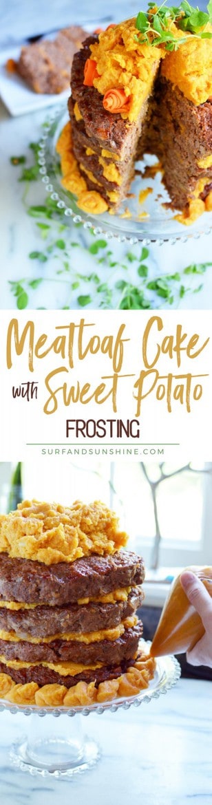 meatloaf cake with sweet potato icing recipe