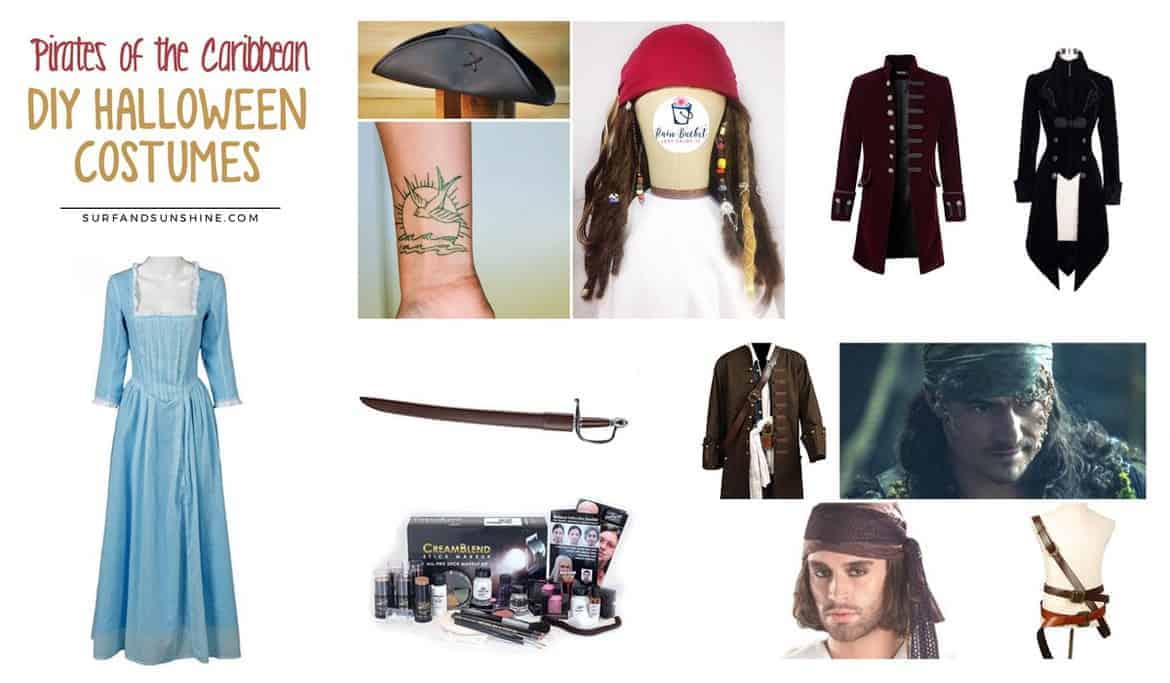 DIY Pirates Of The Caribbean Halloween Costume Ideas