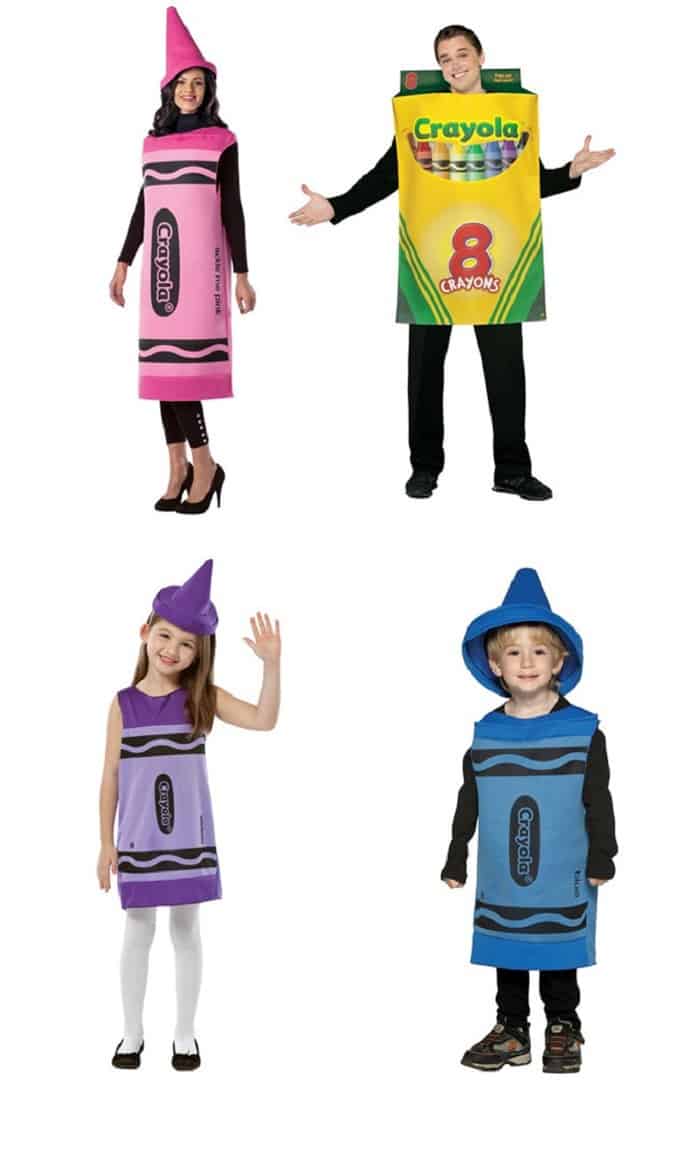 adult pink crayon costume