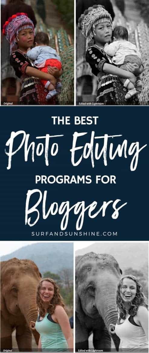 photo editing programs for bloggers