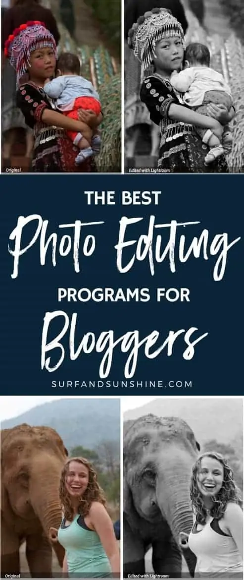 photo editing programs for bloggers