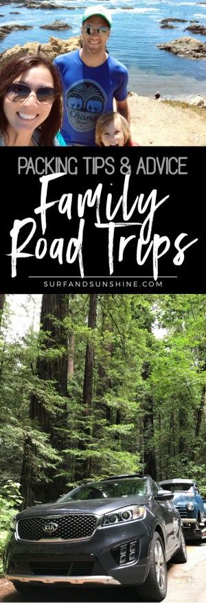 family road trip packing tips