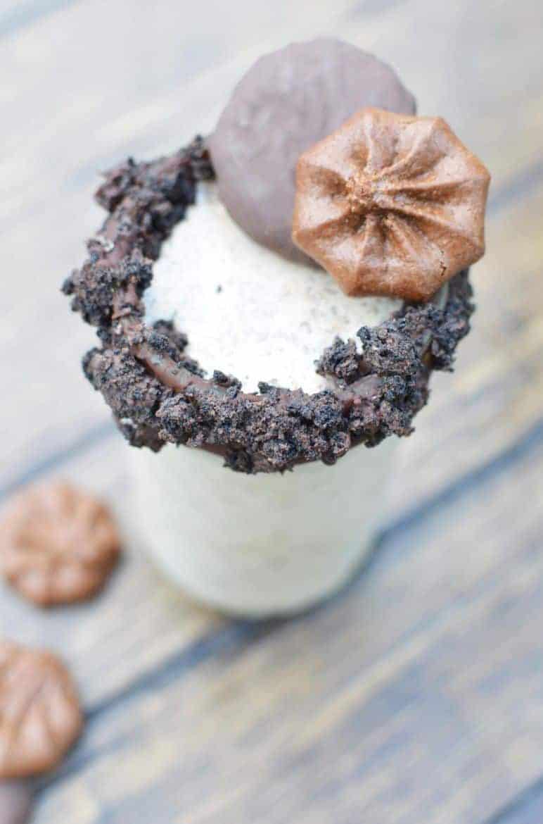 mint cookies and coffee milkshake recipe