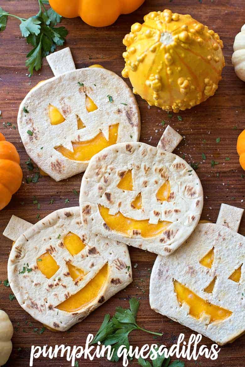 pumpkin quesadillas