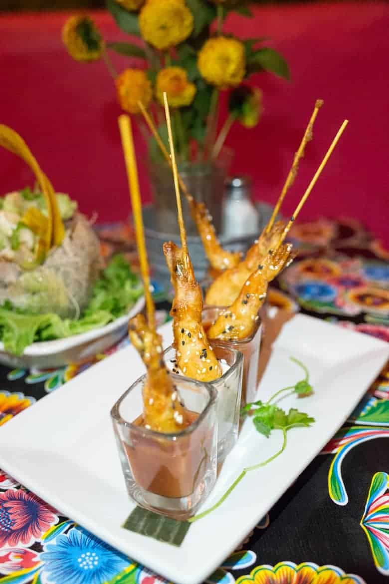 Coyote Cafe Shrimp Skewers