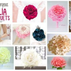 20 Stunningly Gorgeous Glamelia Bridal Bouquets
