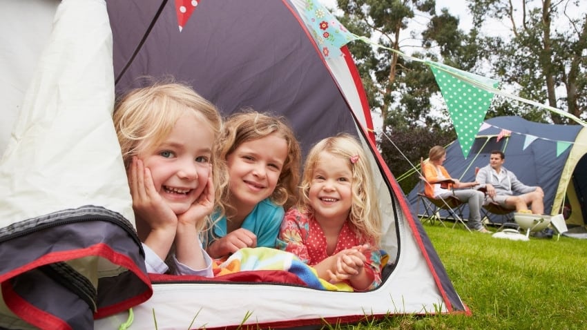 camping with kids