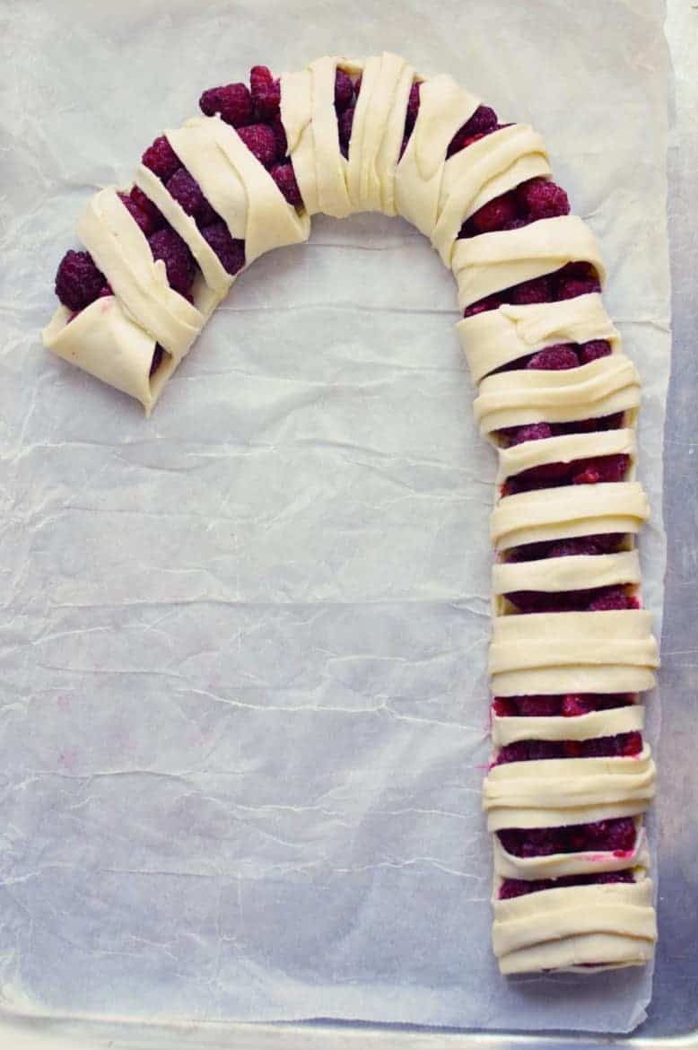 candy cane puff pastry recipe