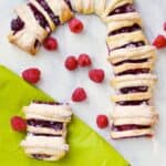 candy cane puff pastry recipe