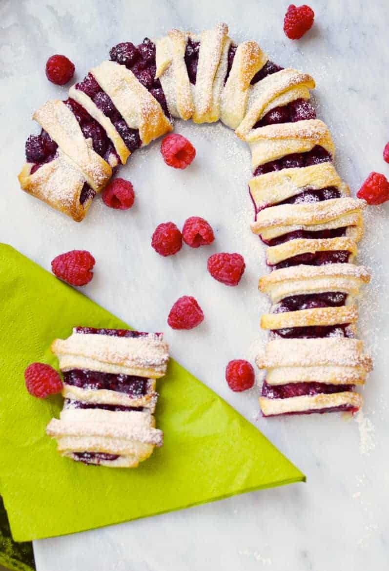 This 4 Ingredient Candy Cane Puff Pastry Recipe Is Simple But Tasty