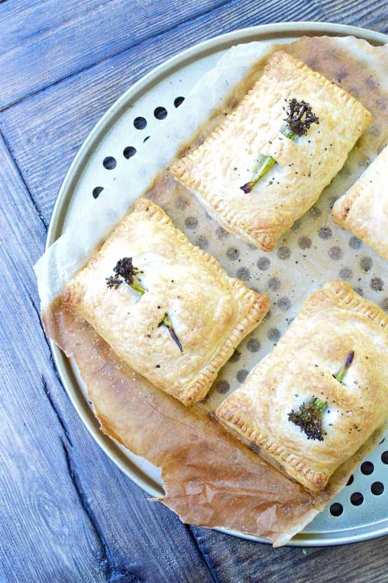 Easy To Make Ham And Ricotta Pastry Puff Pockets Recipe