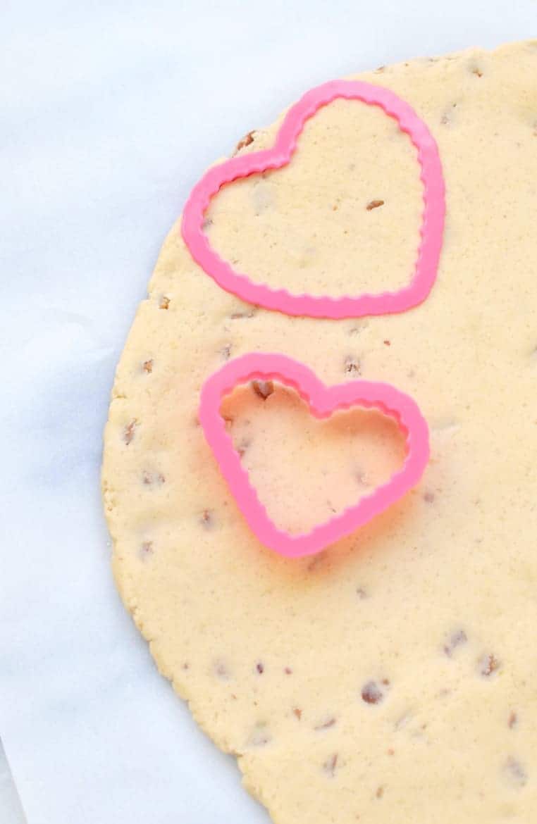 valentine heart shortbread cookies recipe