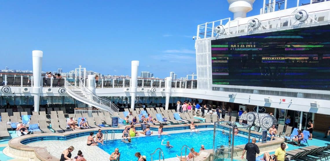 Norwegian Bliss Cruise Norwegian Bliss Cruise pool deck