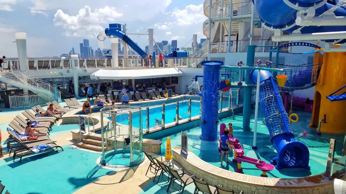 Norwegian Bliss Cruise Norwegian Bliss pool deck