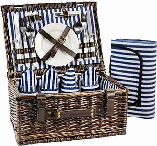 wicker picnic basket