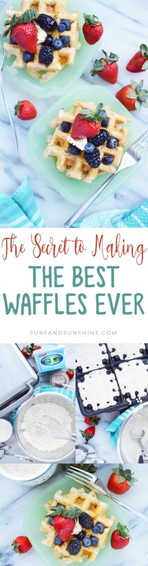 the secret to the best homemade waffle recipe ever pinterest 3