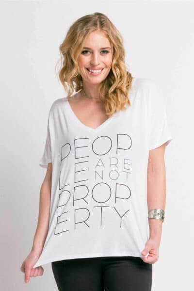 People Are Not Property Tee 3 1
