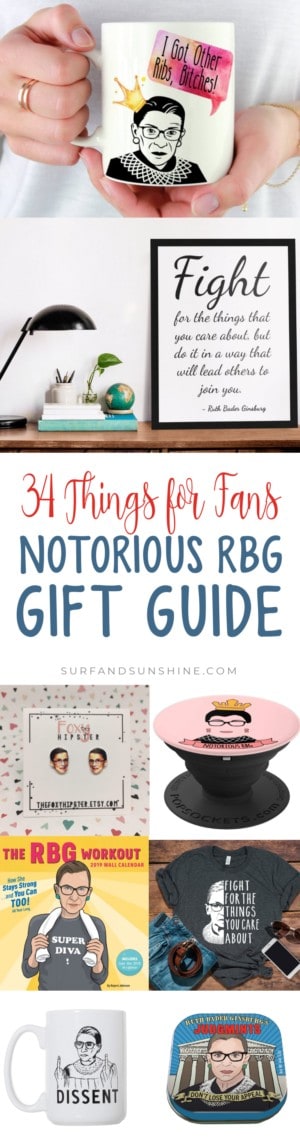 ruth bader ginsberg gift guide for notorious rbg fans