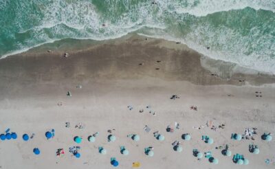 cocoa beach aerial