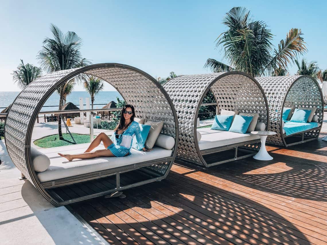 Haven Riviera Cancun review Haven Resorts cabanas