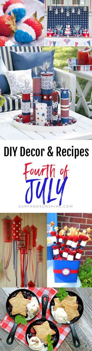 Easy and Festive DIY 4th of July Decorations and Recipes