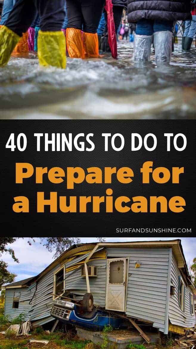 A comprehensive checklist of 40 Ways to Prepare for a #Hurricane & it\'s aftermath. No matter where you live, it certainly doesn\'t hurt to take a look and keep these in mind - even just in case for future minor events like a power outage or water shortage. STAY SAFE FRIENDS!