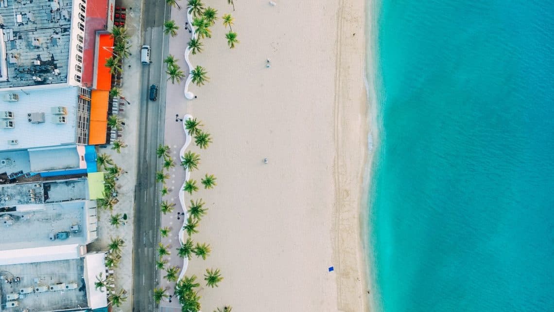 miami beach aerial