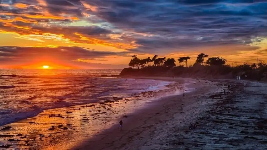 Santa Barbara beautiful sunset