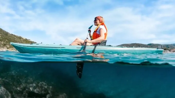 Mamma Mia Island Skopelos Greece kayaking