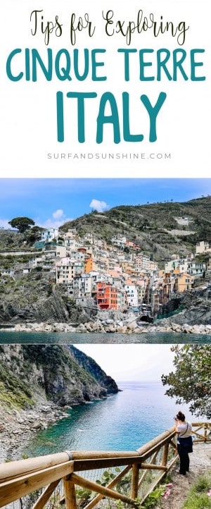 cinque terre towns pin