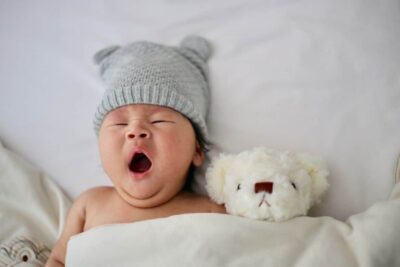 yawning baby