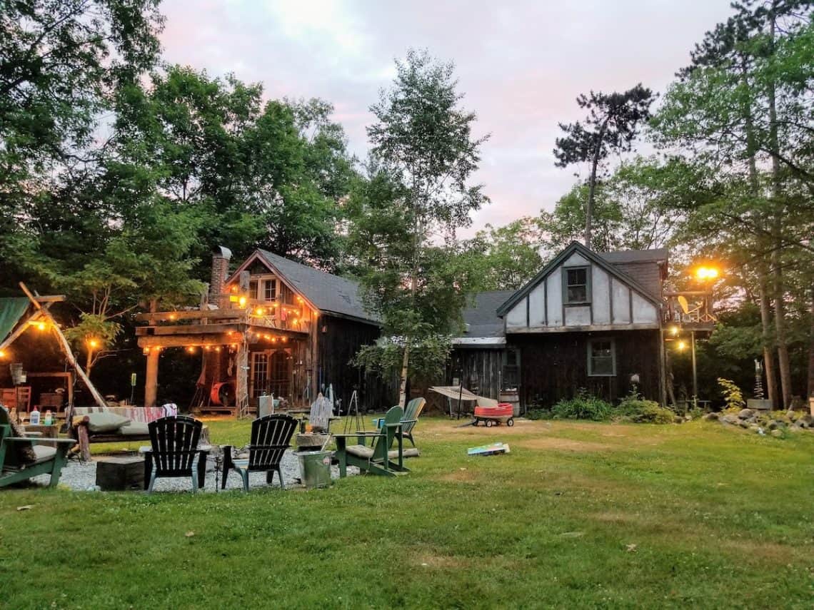 back yard