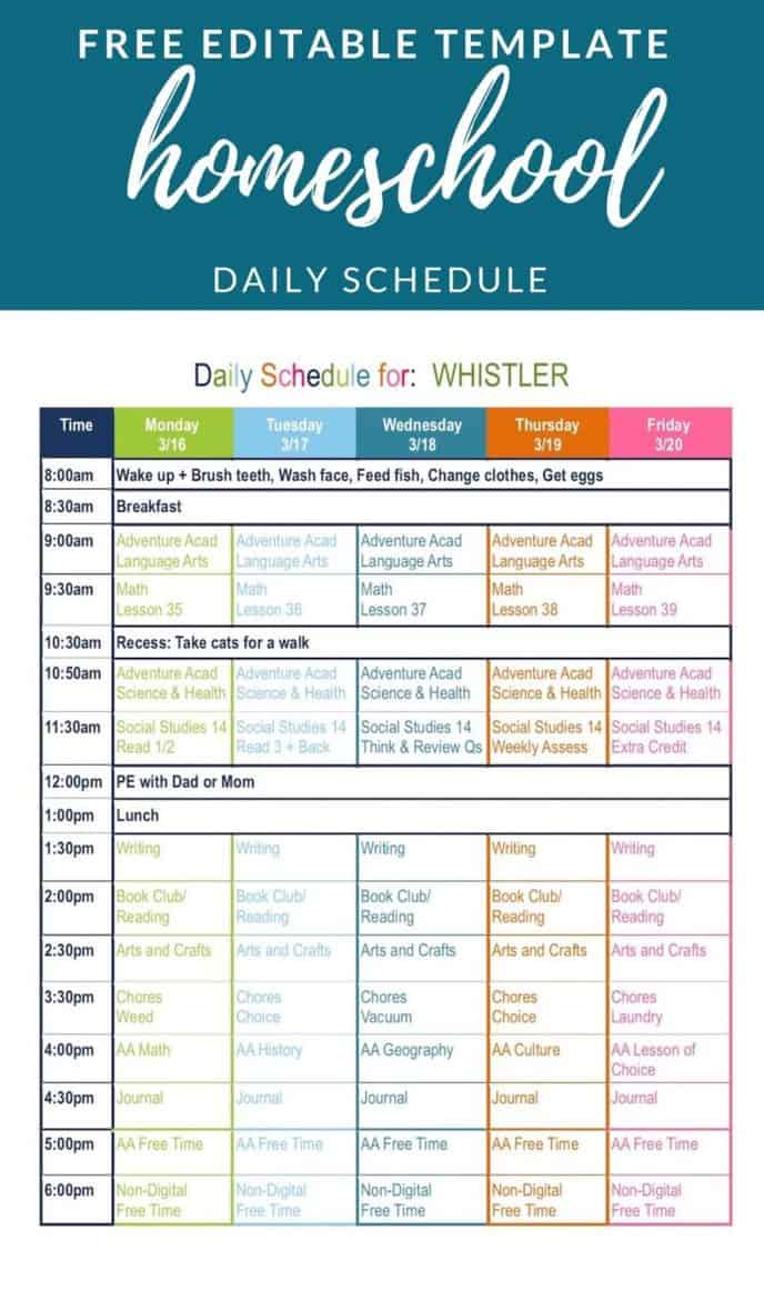 free-4th-grade-daily-homeschool-schedule-template